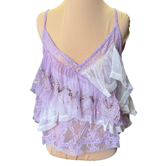 Anthropologie Forever That Girl Ruffle Tank Top - Picture 3 of 10